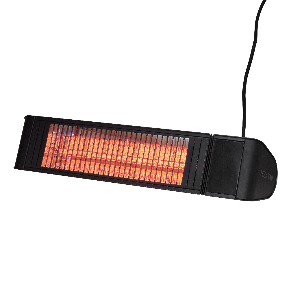 Heat1 ECO pro-line Terrassevarmer 2000W i sort