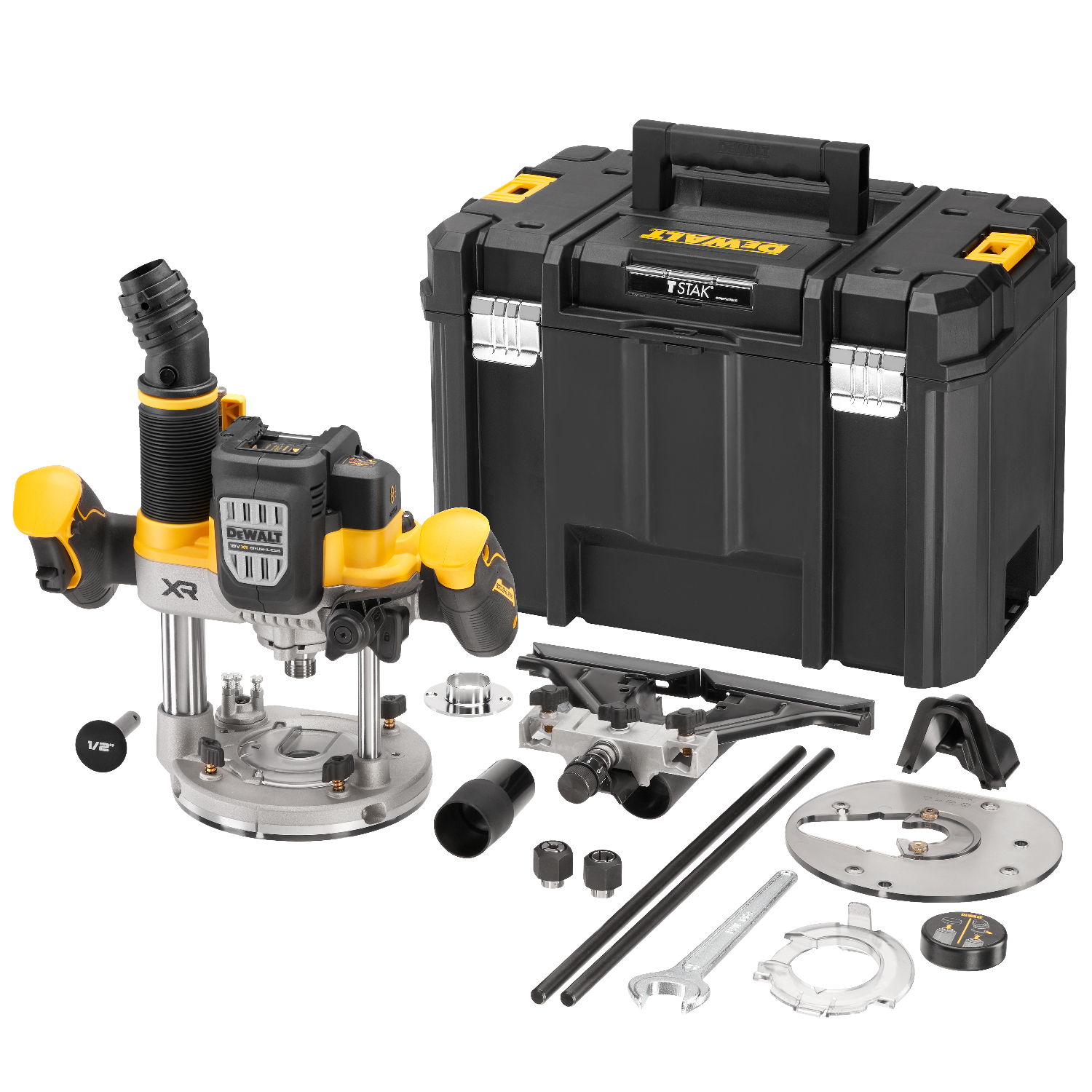 DeWALT DCW620NT-XJ 18V XR Overfræser – Solo TSTAK