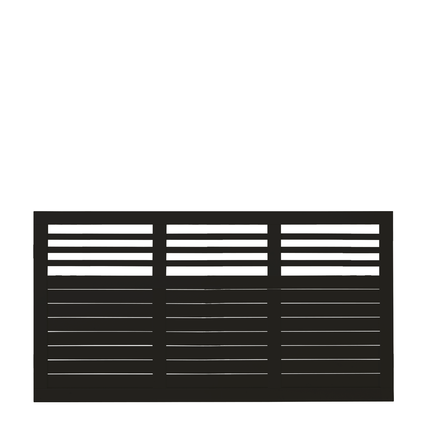 Plus Decora Hegn sort 180x95 cm