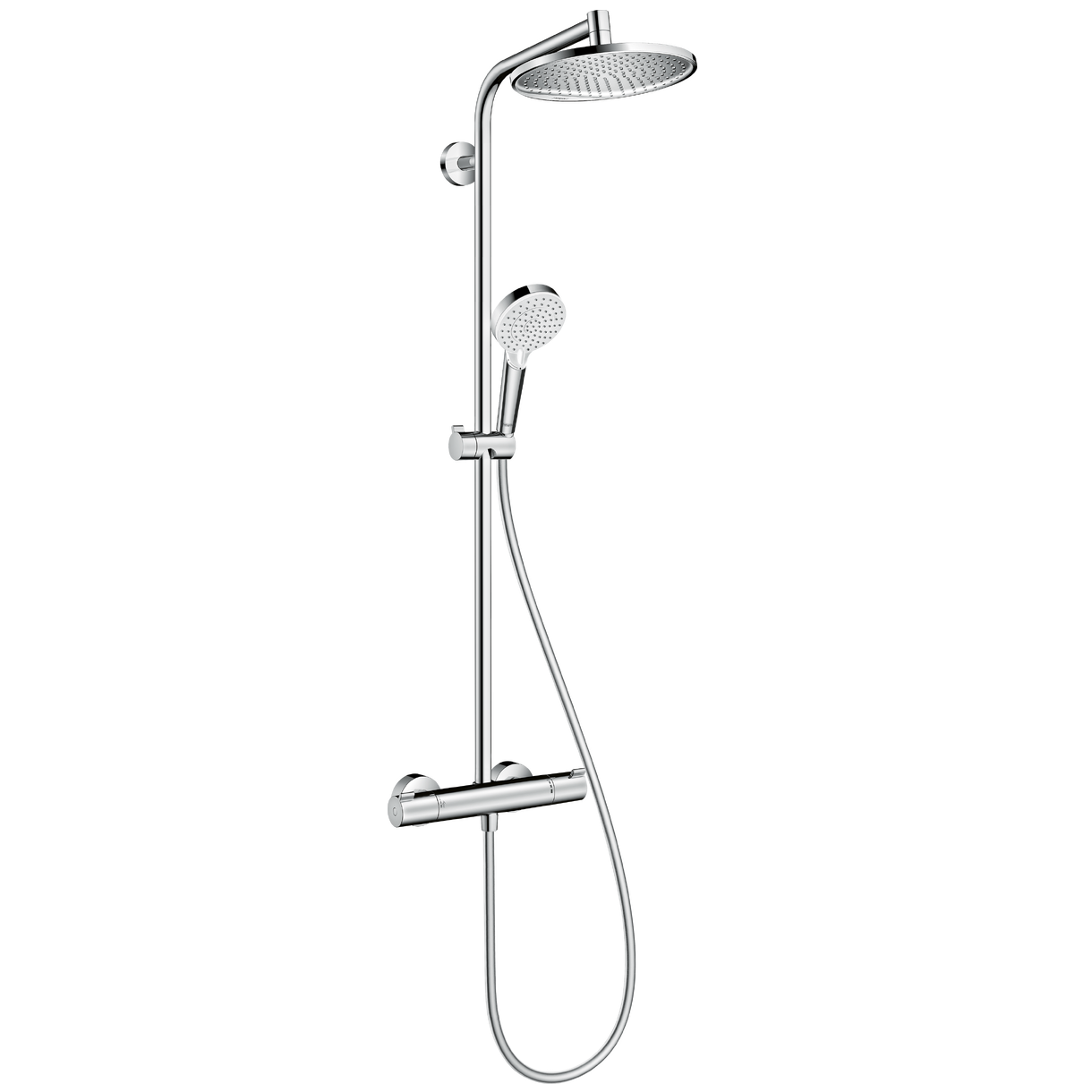 Hansgrohe Crometta S Showerpipe 240 1jet Brusesystem med termostat