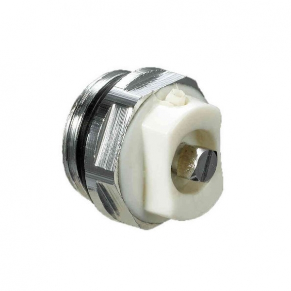 Luftskrue til radiator 1/2" forkromet
