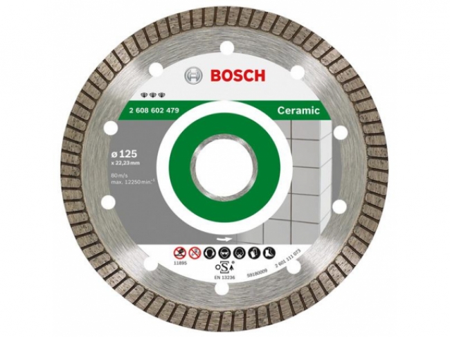 Bosch Extraclean Turbo Diamantskæreskive Keramik 125mm