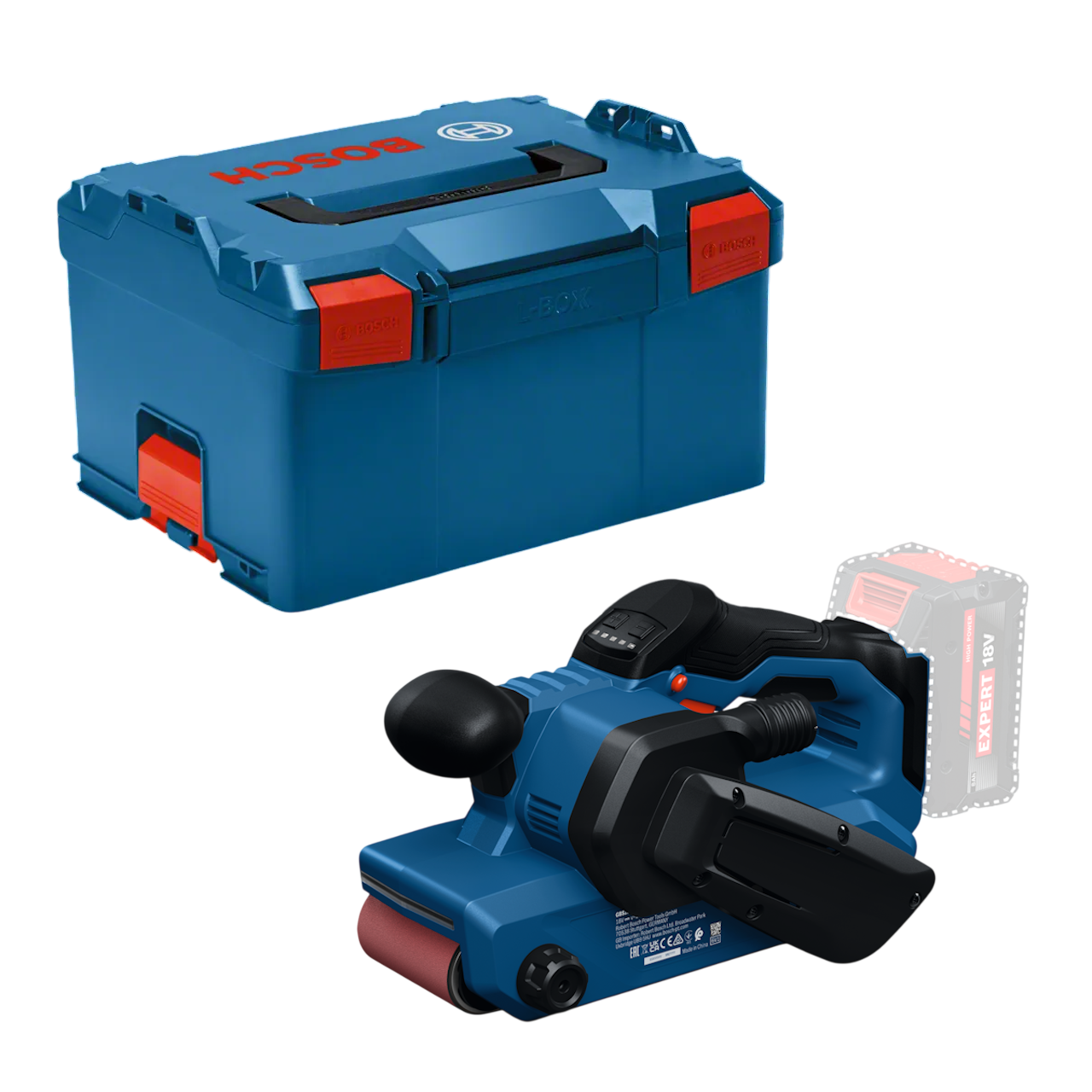 Bosch Professional GBS 18V-75 Båndsliber – Solo L-BOXX