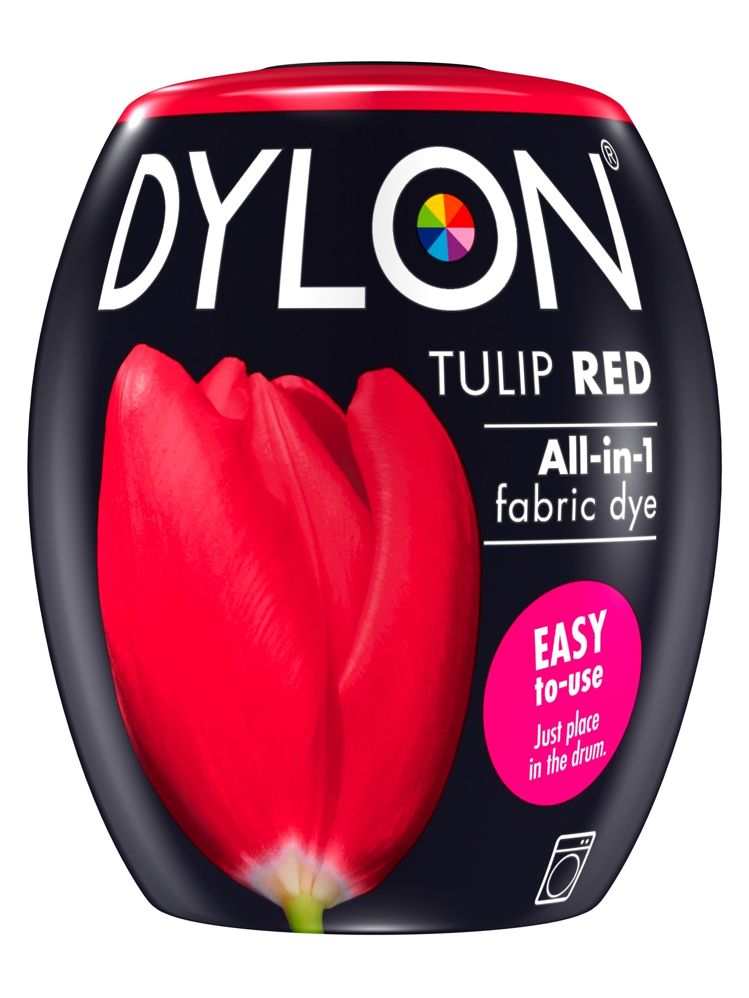 Dylon Maskinfarver 36 Tulip red 350 gram