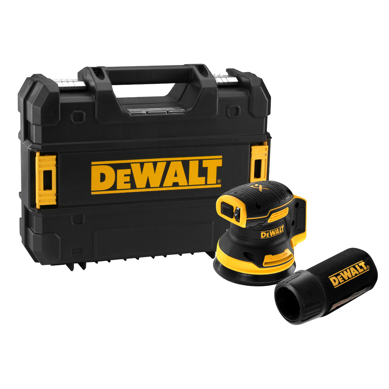 DeWALT DCW210NT-XJ 18V XR Excentersliber – Solo TSTAK