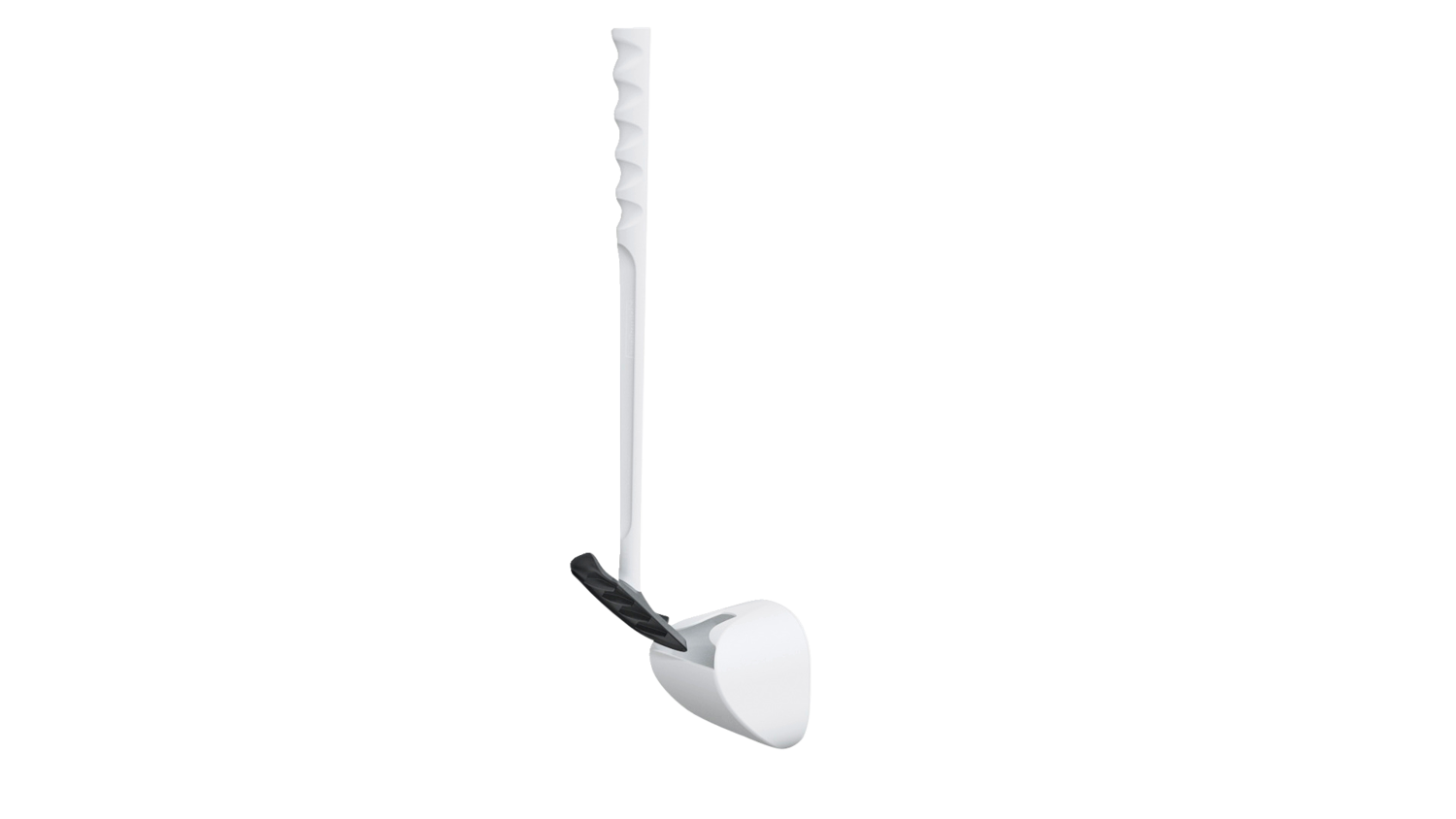 Sanimaid Seoul Ergo 2.0 Hygienic toiletbørste m/vægholder i hvid