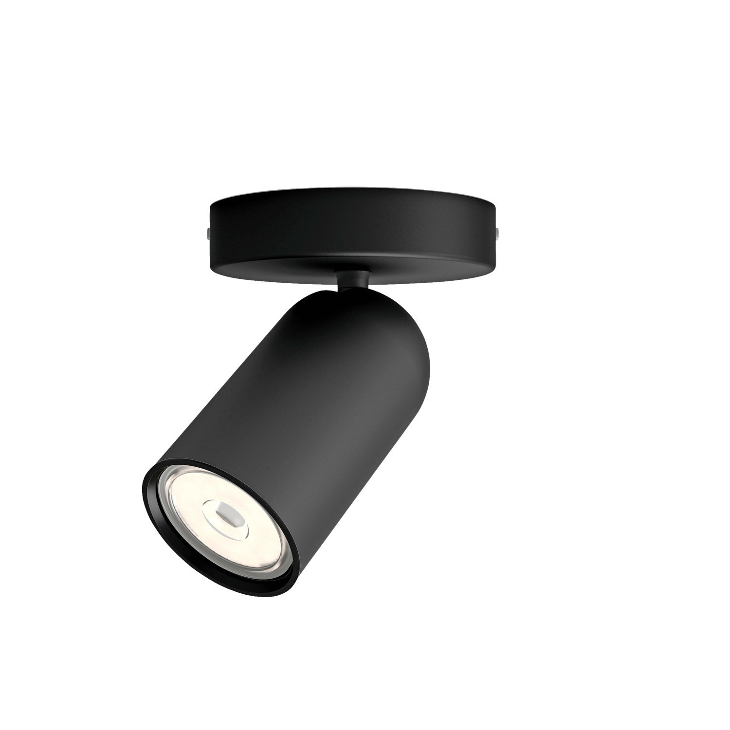 Philips myLiving Pongee enkelt spot i sort - 5058130PN