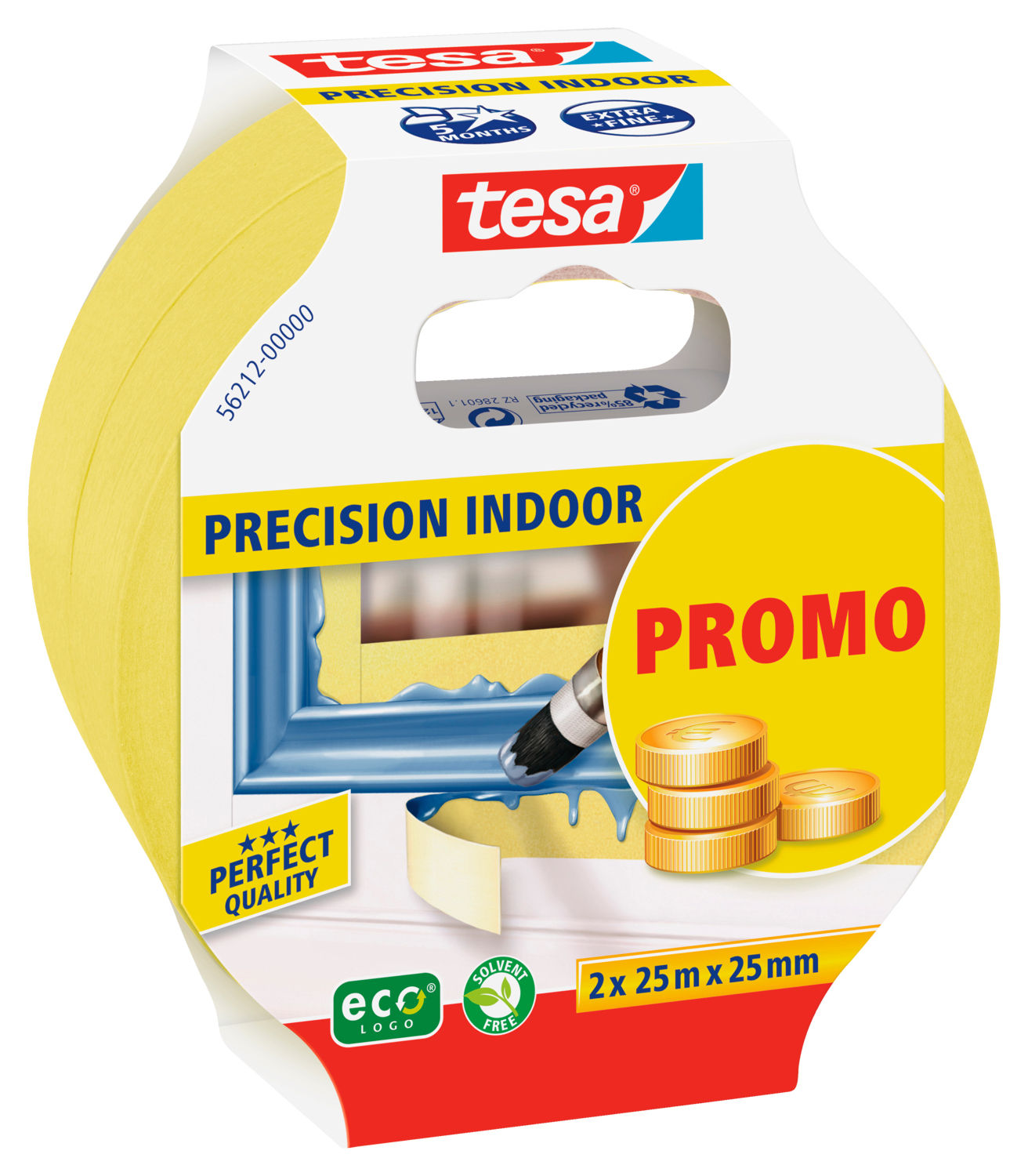Tesa Afdækningstape X 2 Precision Bonuspack 25Mx25Mm