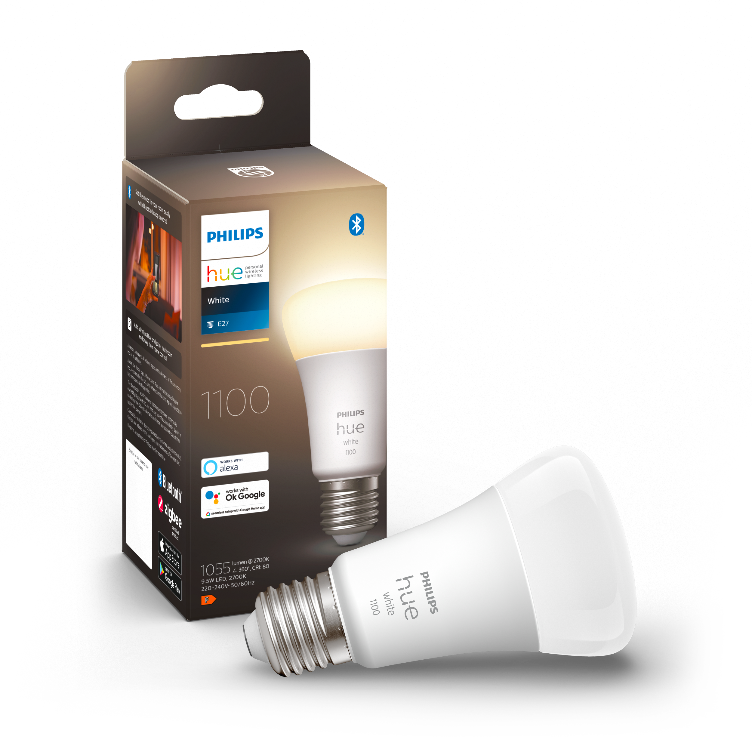 Philips Hue E27 BT White 1100 lm pære
