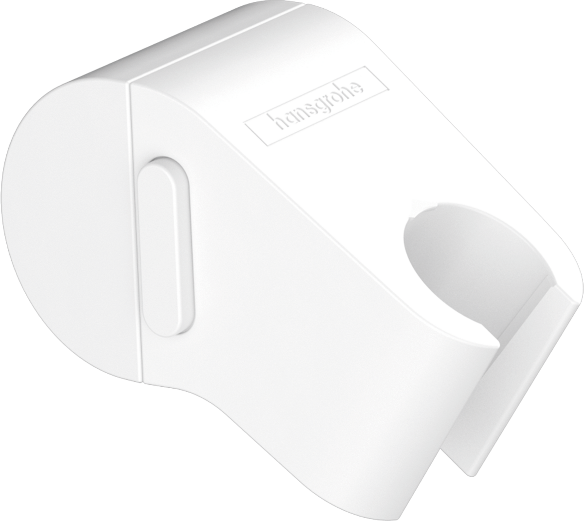 Hansgrohe WallStoris Push håndbruserholder i mat hvid