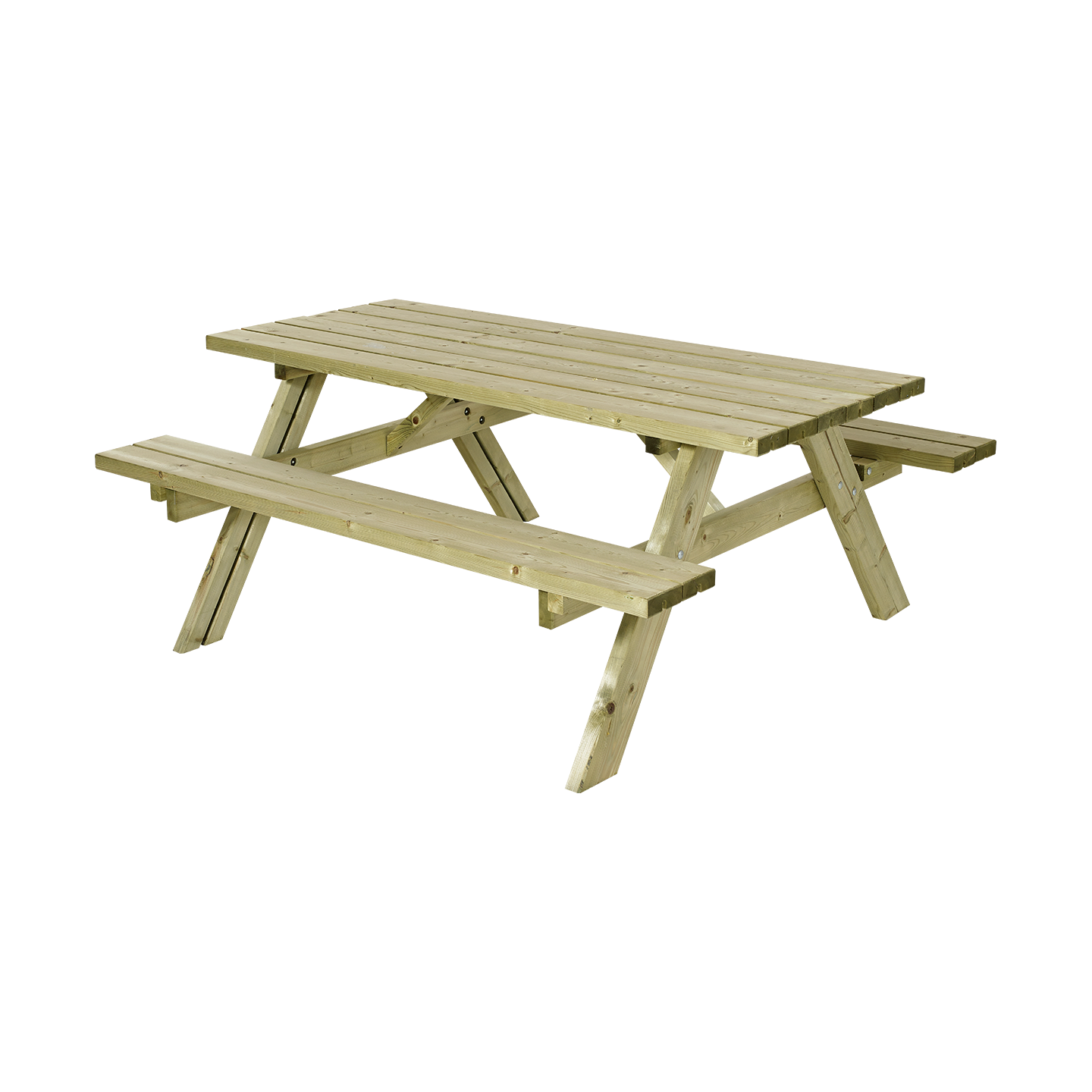 Plus Bord/Bænkesæt 177 cm - Trykimprægneret