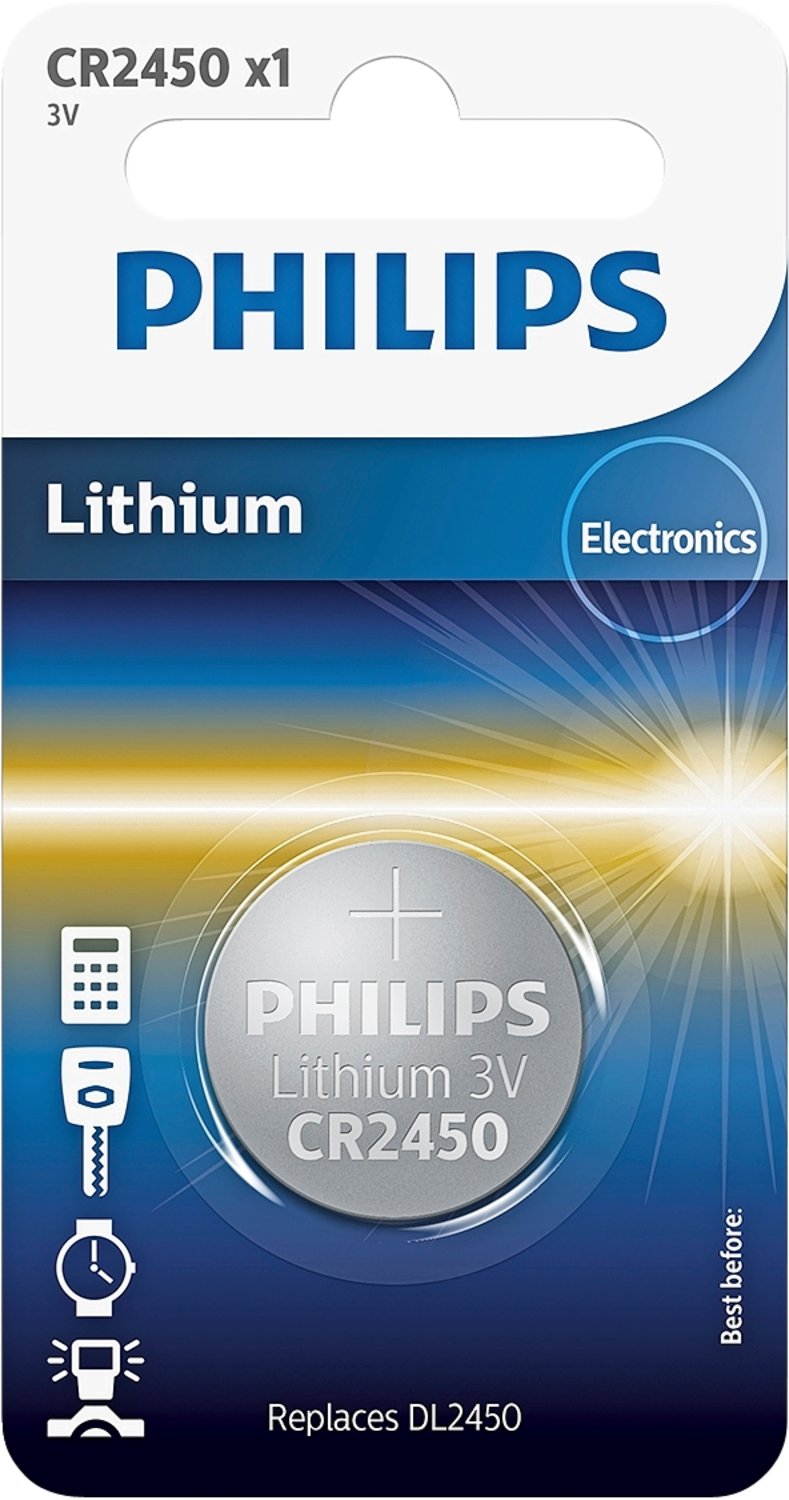 Philips CR2450 Batteri 1 stk.
