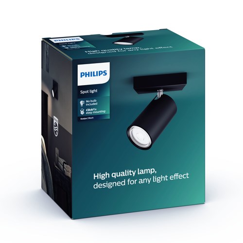 Philips myLiving Kosipo enkelt spot - 5059130PN