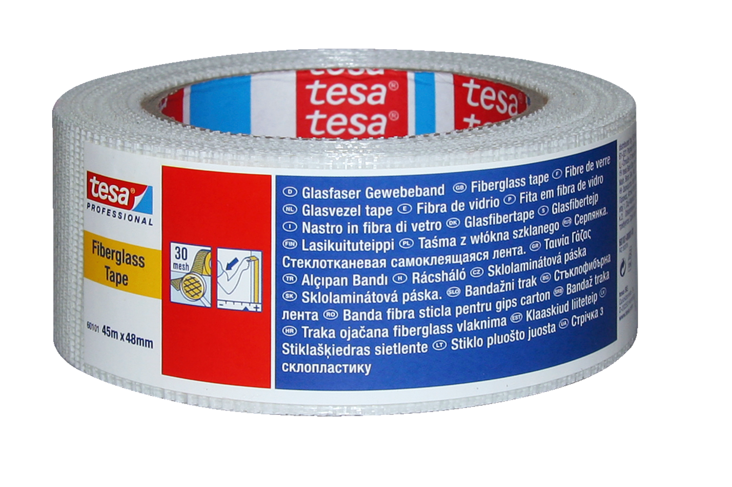Tesa Glasfibervæv Hvid 45Mx48Mm