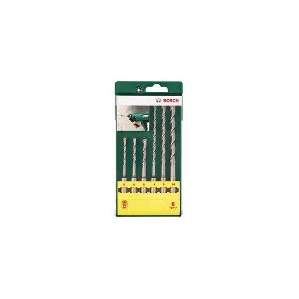Bosch SDS-PLUS Borsæt 6-dele 5-10mm