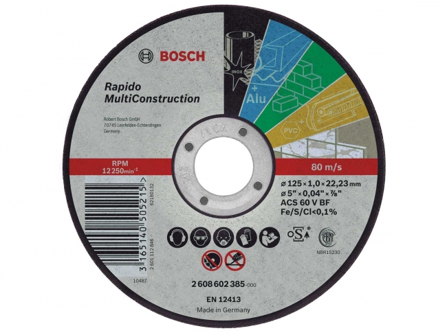 Bosch Rapido Skæreskive Multi 115mm
