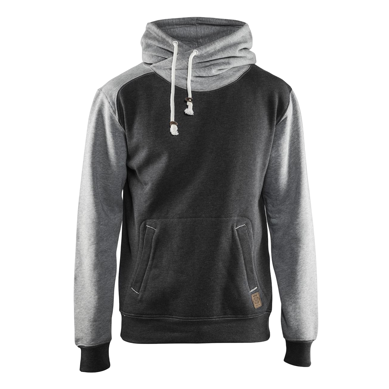 Blåkläder Sweatshirt med hætte i sort/grå - Str. S