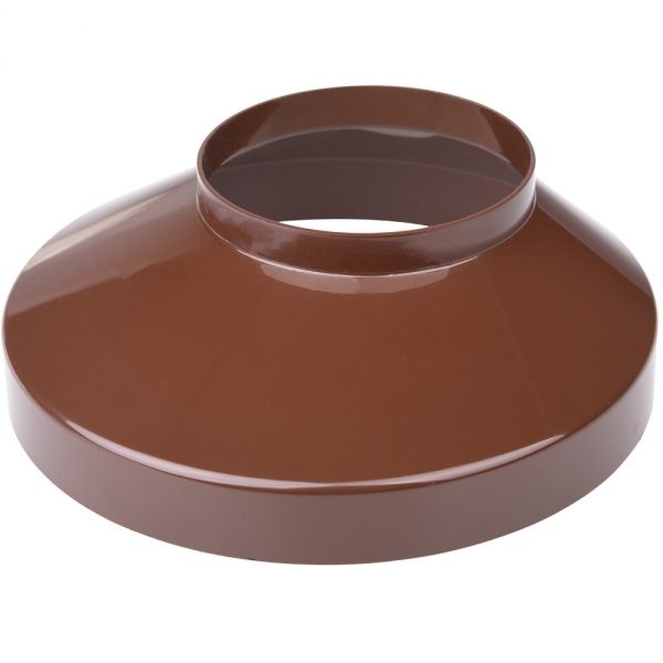 Plastmo plast 150 mm brøndkrave 90 mm i brun