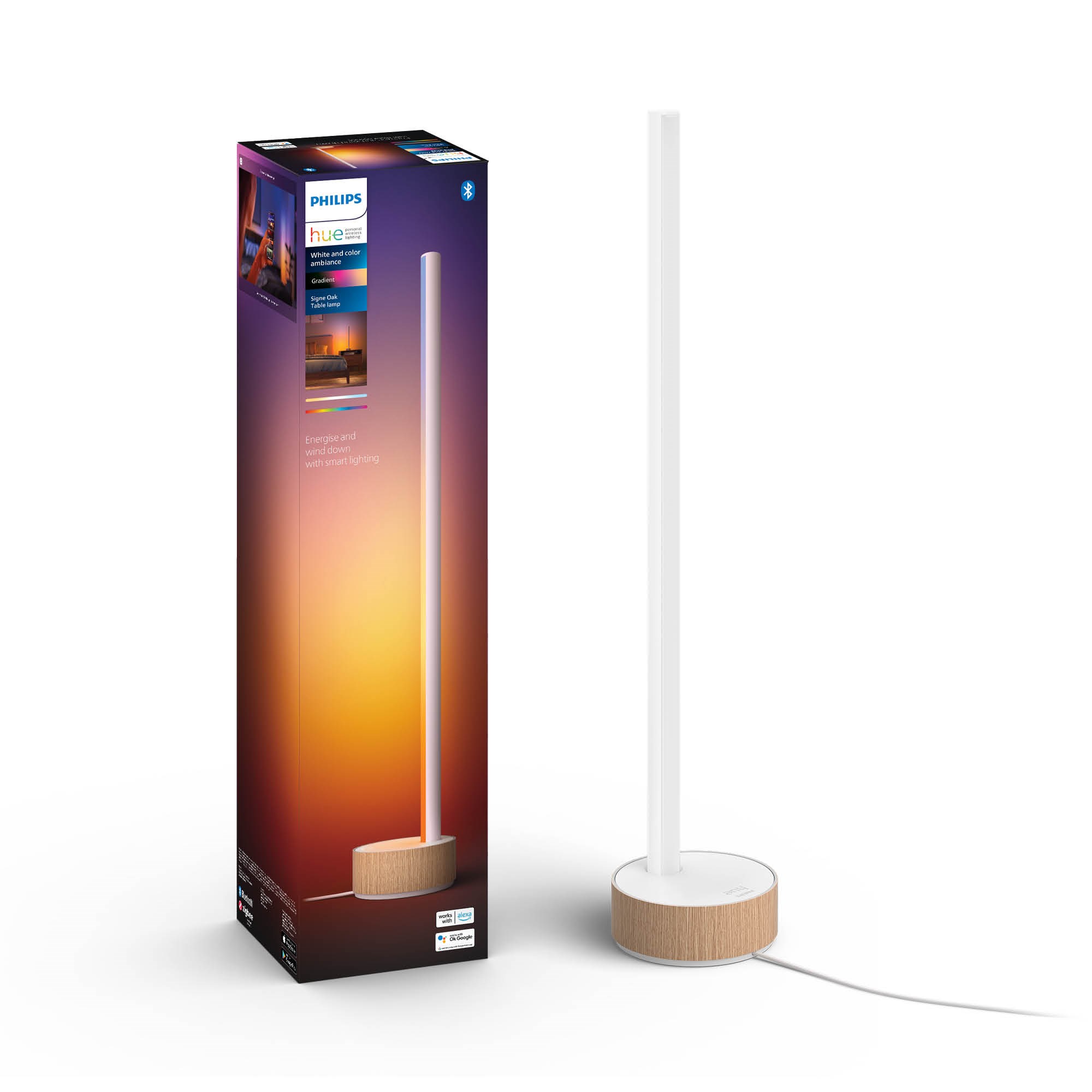 Philips Hue Signe Gradient BT Bordlampe i eg