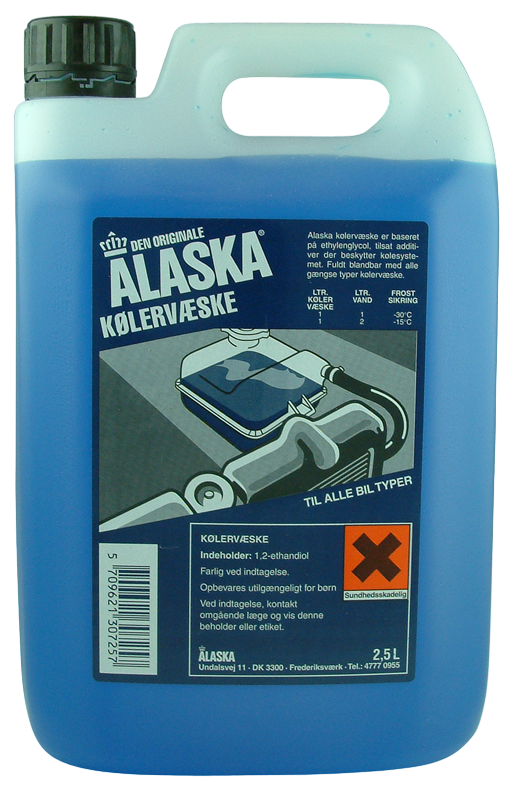 Alaska Kølervæske, blå 2,5 L