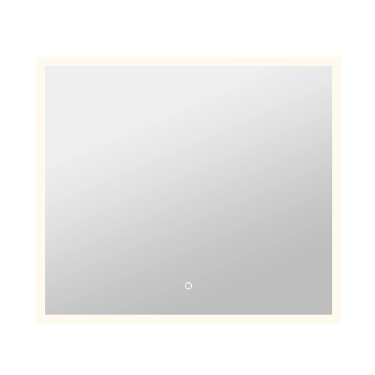 Milobad CL30 Spejl med LED-lys og frostet kant 70x80 cm