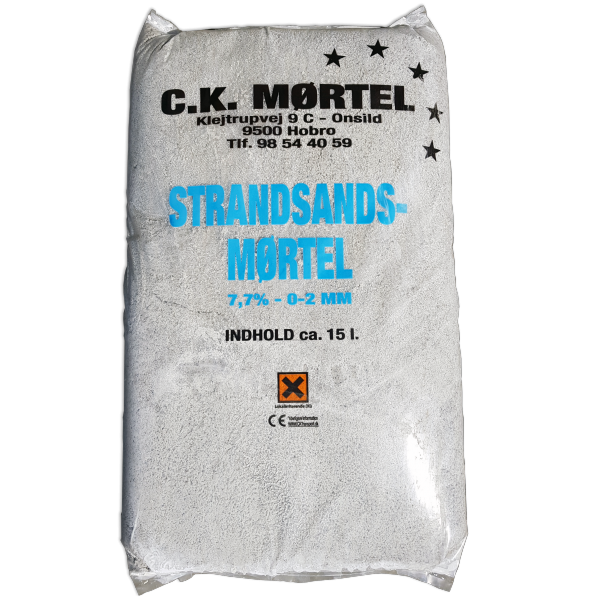 CK 7,7% strandmørtel 0-2 mm - 15 liter