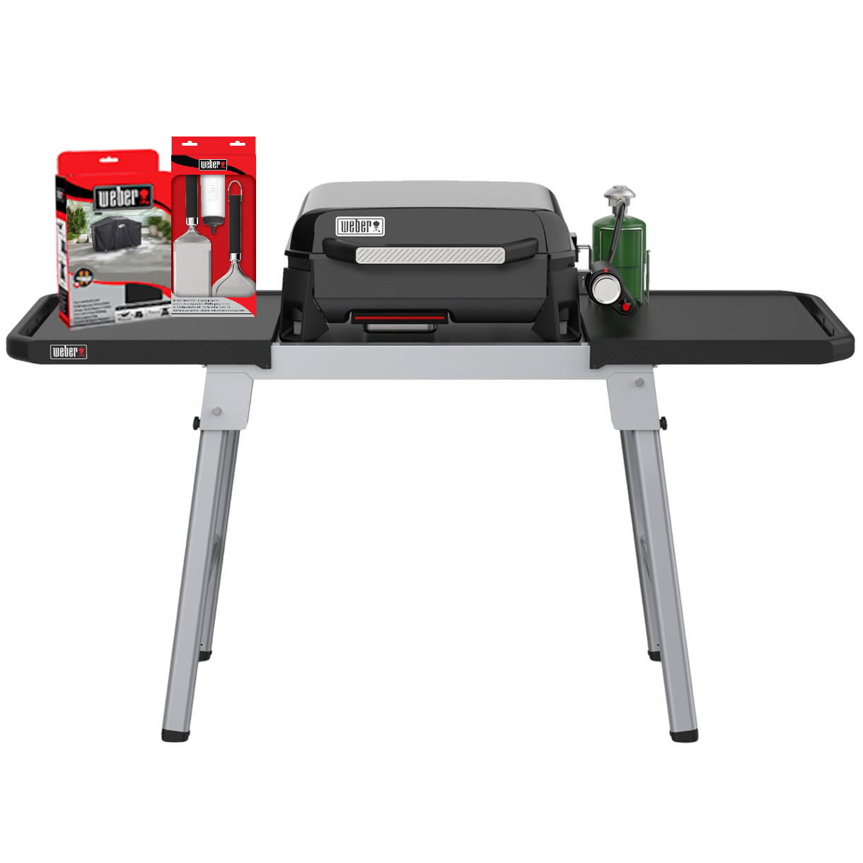 Weber Slate GP Premium-stegeplade 43 cm – Premium startsæt