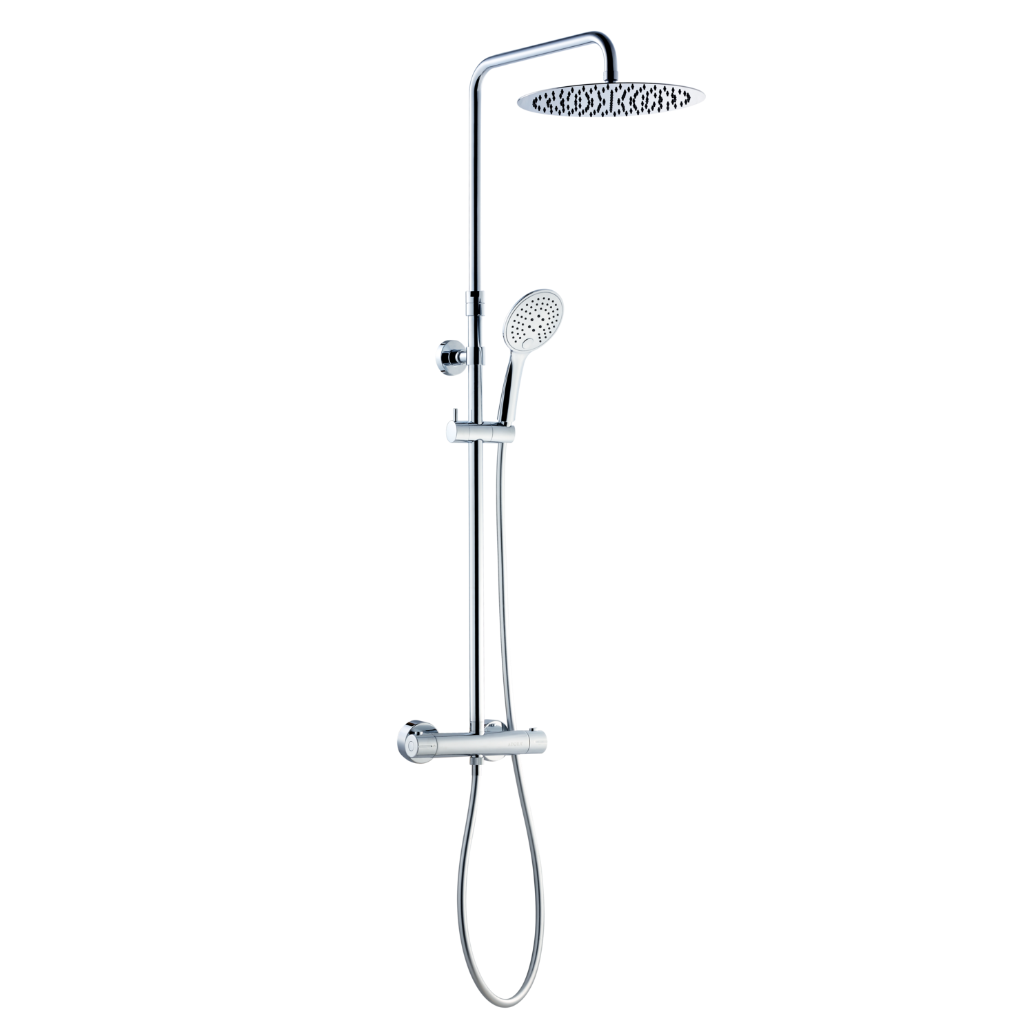 Adora Infigo L-300 termostat brusesæt med håndbruser - krom