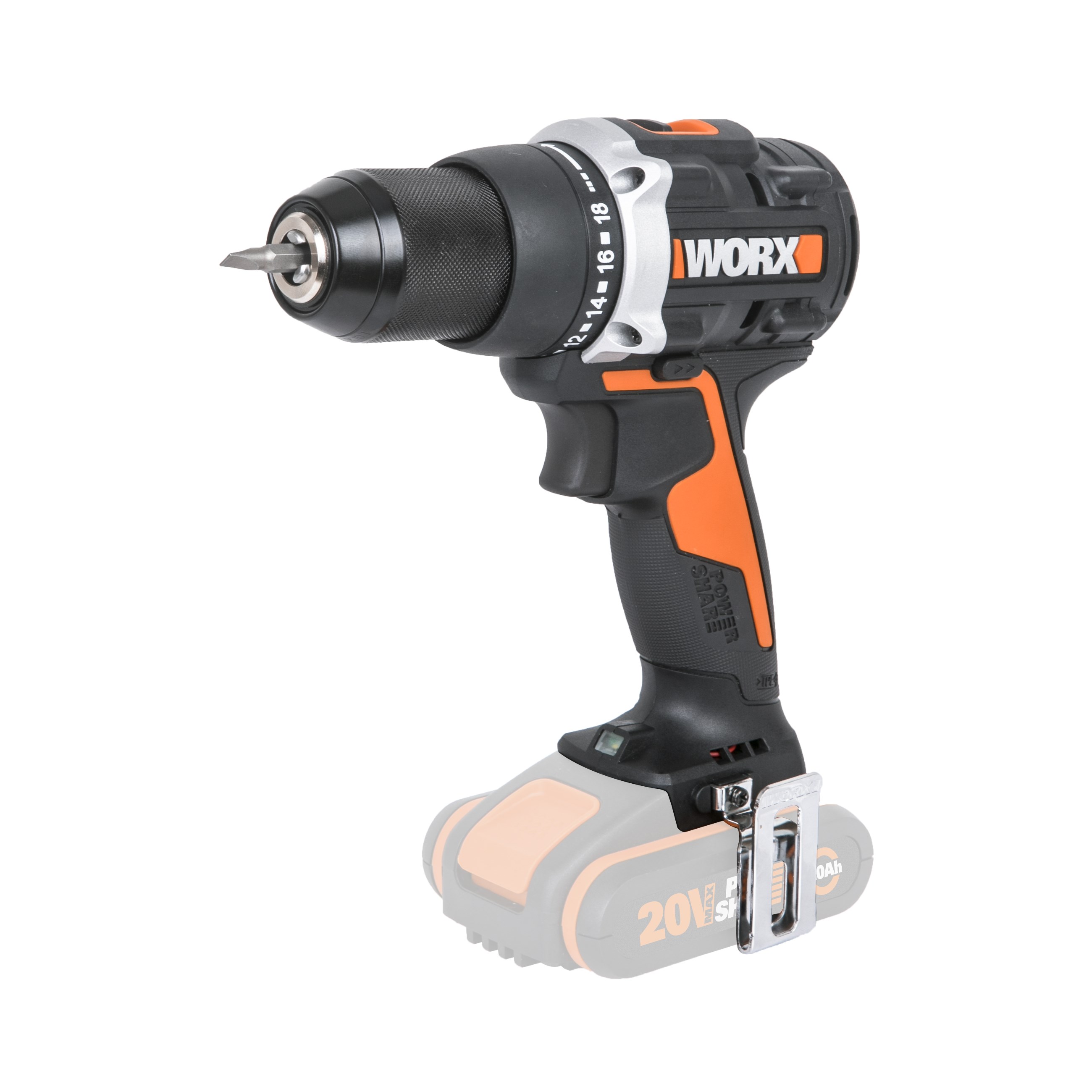 Worx WX102.9 PowerShare 20V Bore-/skruemaskine – Solo