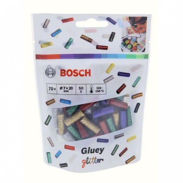 Bosch Gluey limstave glitter 70 stk.