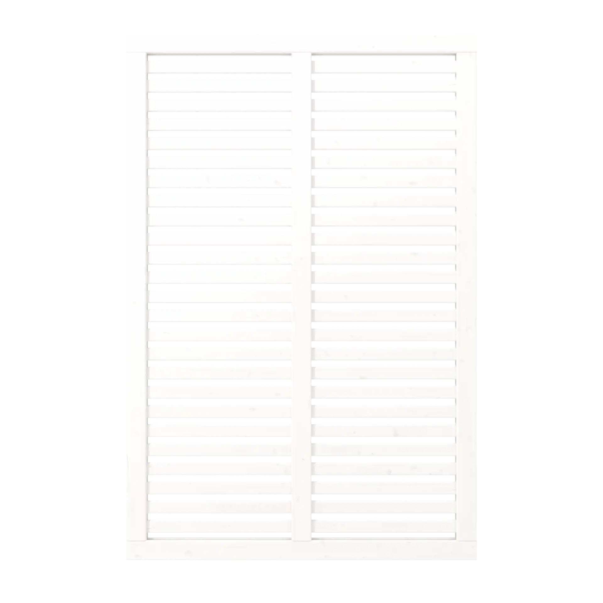 Plus Harmoni Hegn i Hvid RAL 9010 120×180 cm