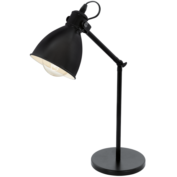 Eglo Priddy bordlampe i sort - 49469