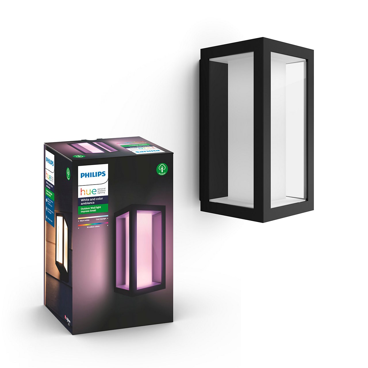 Philips Hue Impress WCA Udendørs væglampe lille