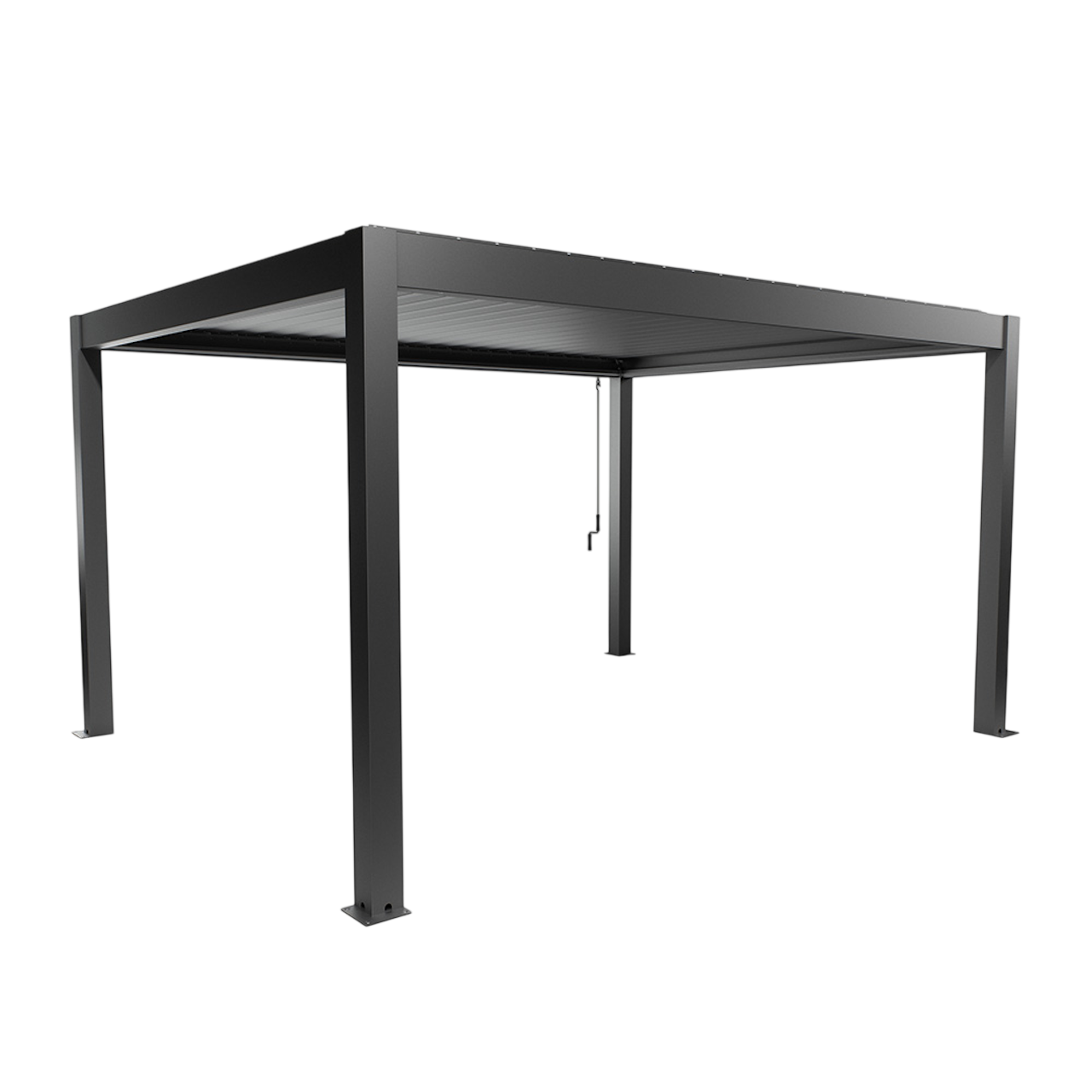 Biohort Str. 4,5×3,5 Pergola i mørkegrå metallic