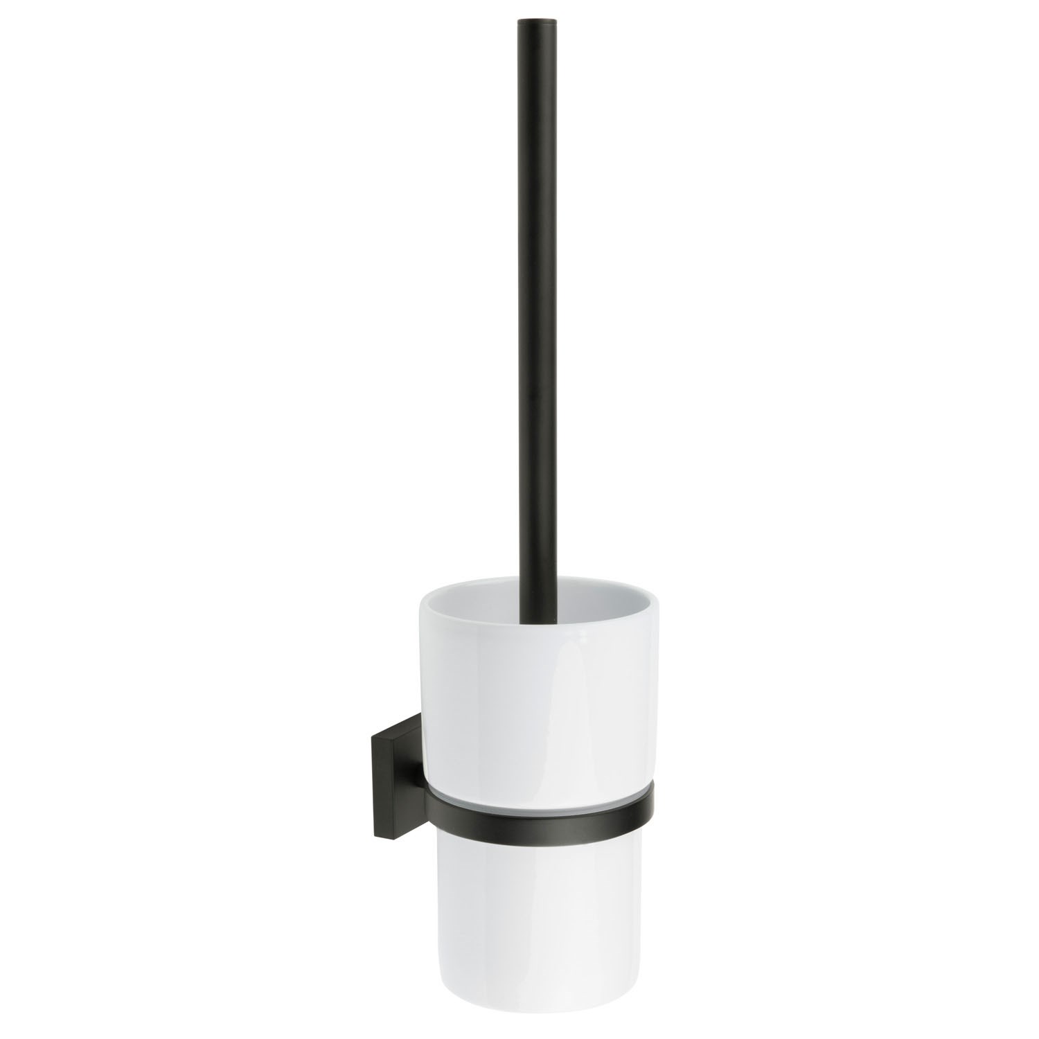 Smedbo House RB333P WC-børste inkl. beholder i mat sort