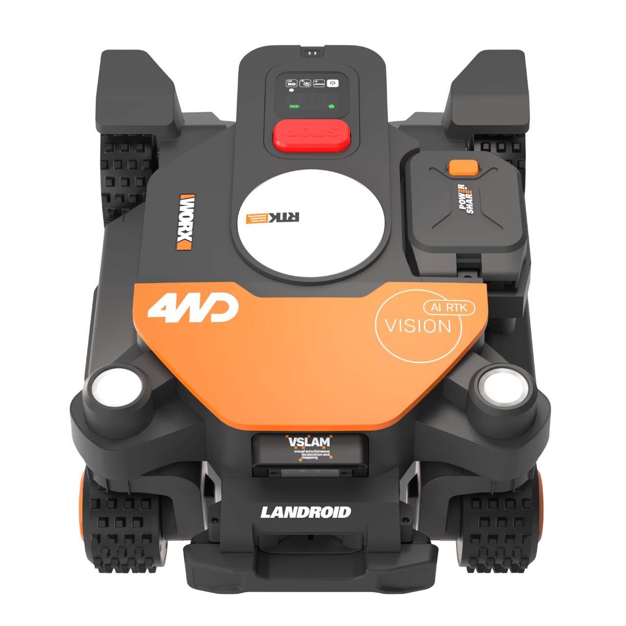 Worx WR340E Vision Cloud 4WD AI RTK 600 Robotplæneklipper