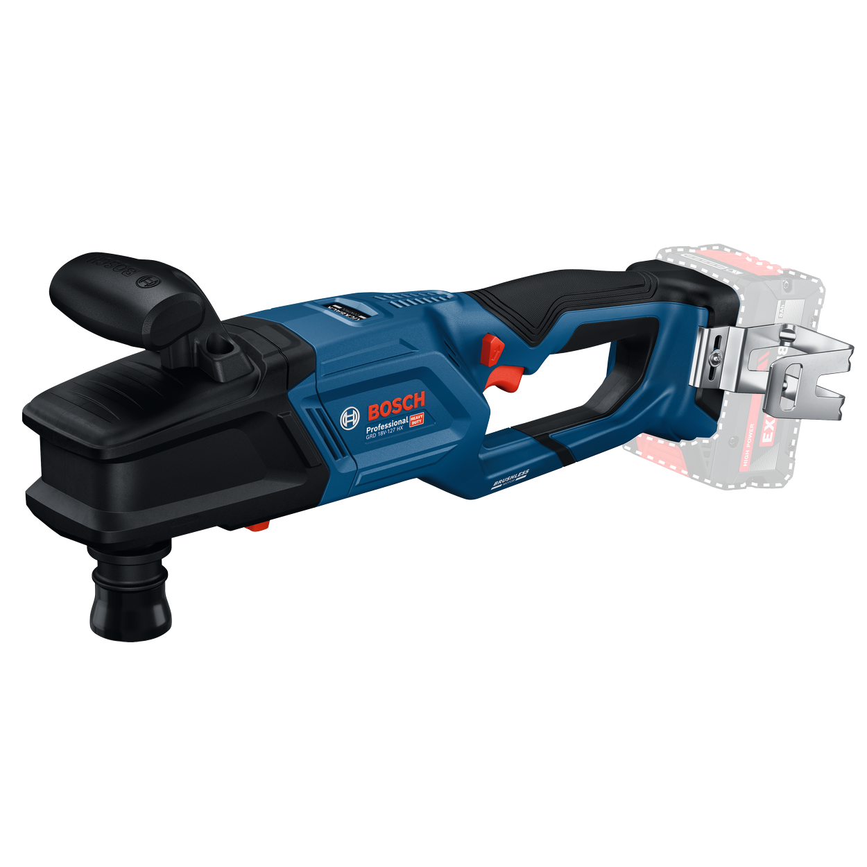 Bosch Professional GRD 18V-127 HX Vinkel bore-/skruemaskine – Solo