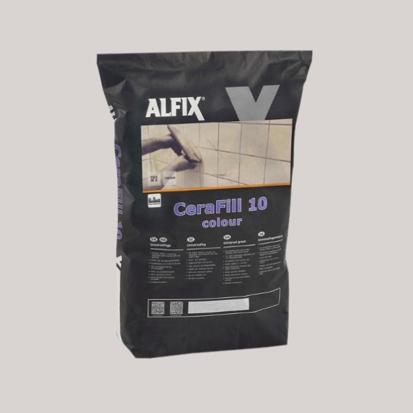 Alfix CeraFill 10 colour Flisefuge – Lysegrå 5 kg