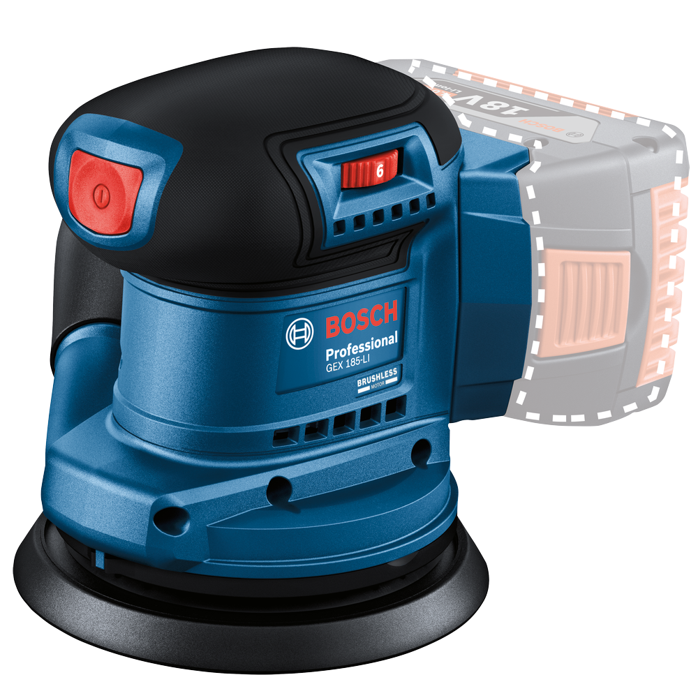 Bosch Professional GEX 185-LI 125 Excentersliber – Solo