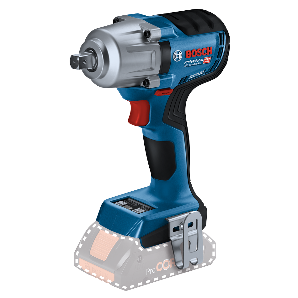 Bosch Professional GDS 18V-450 PC Slagnøgle – Solo