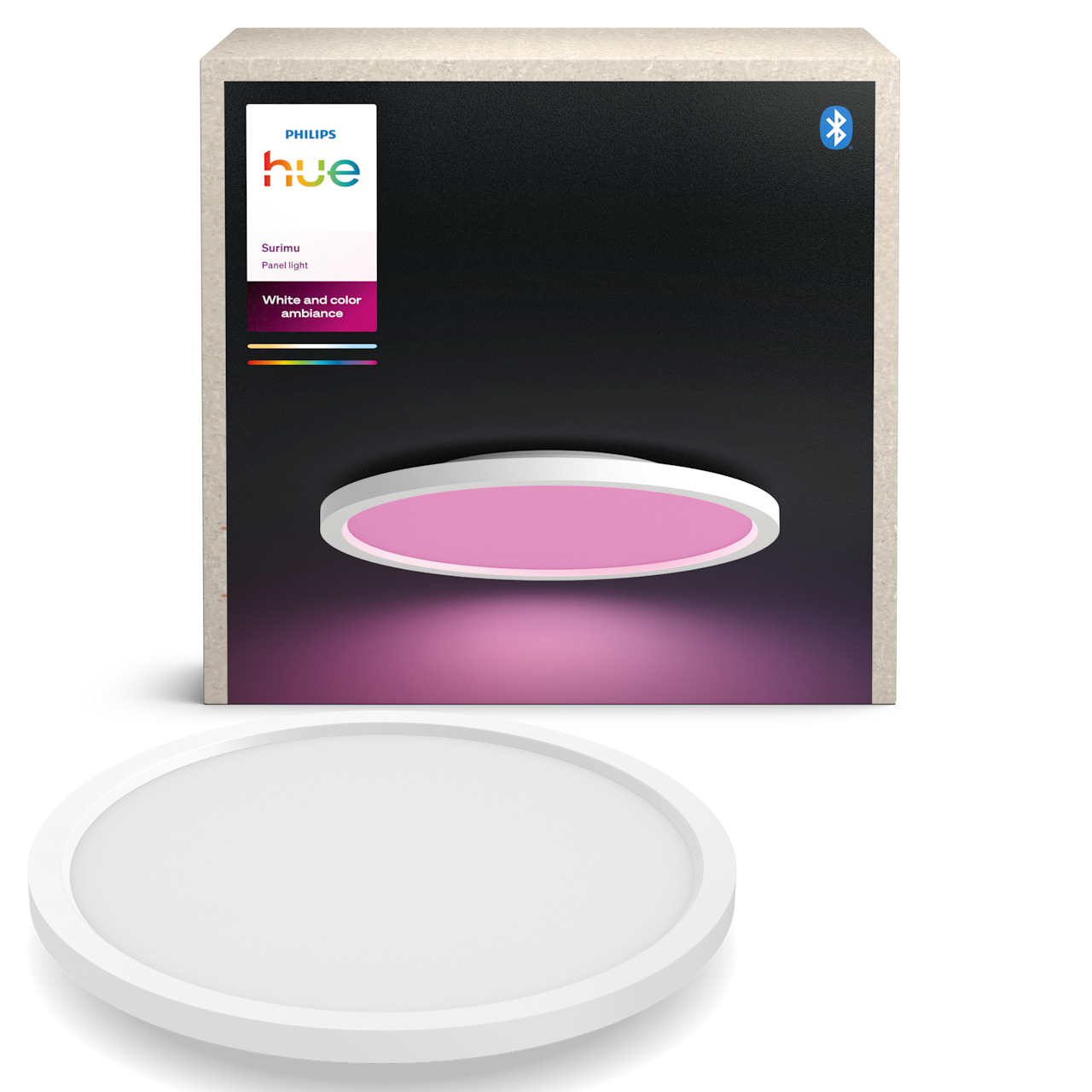 Philips Hue Surimu WCA LED panel, rund Ø39 cm i hvid
