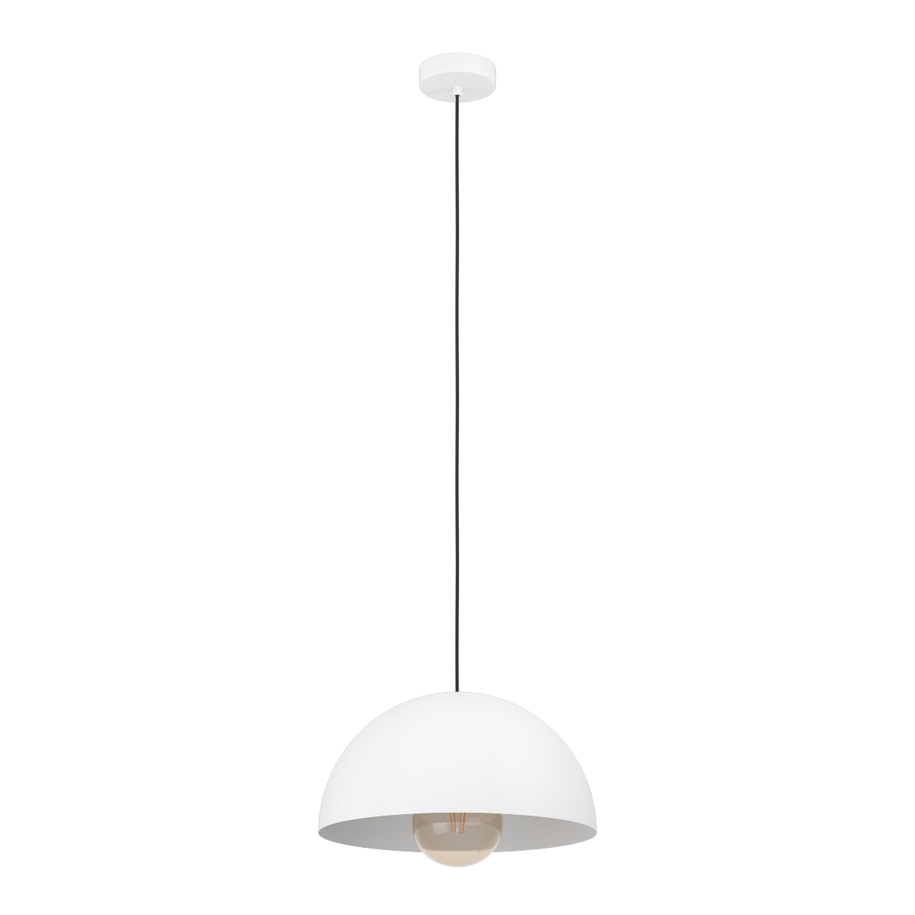 EGLO Gaetano Pendel i hvid Ø38 cm