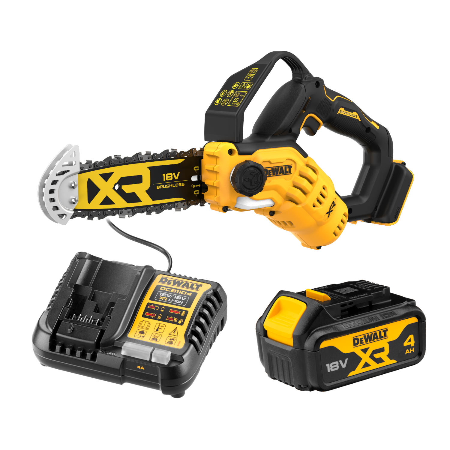 Dewalt DCMPS520N-XJ 18V XR Grensav med 4,0Ah batteri og lader
