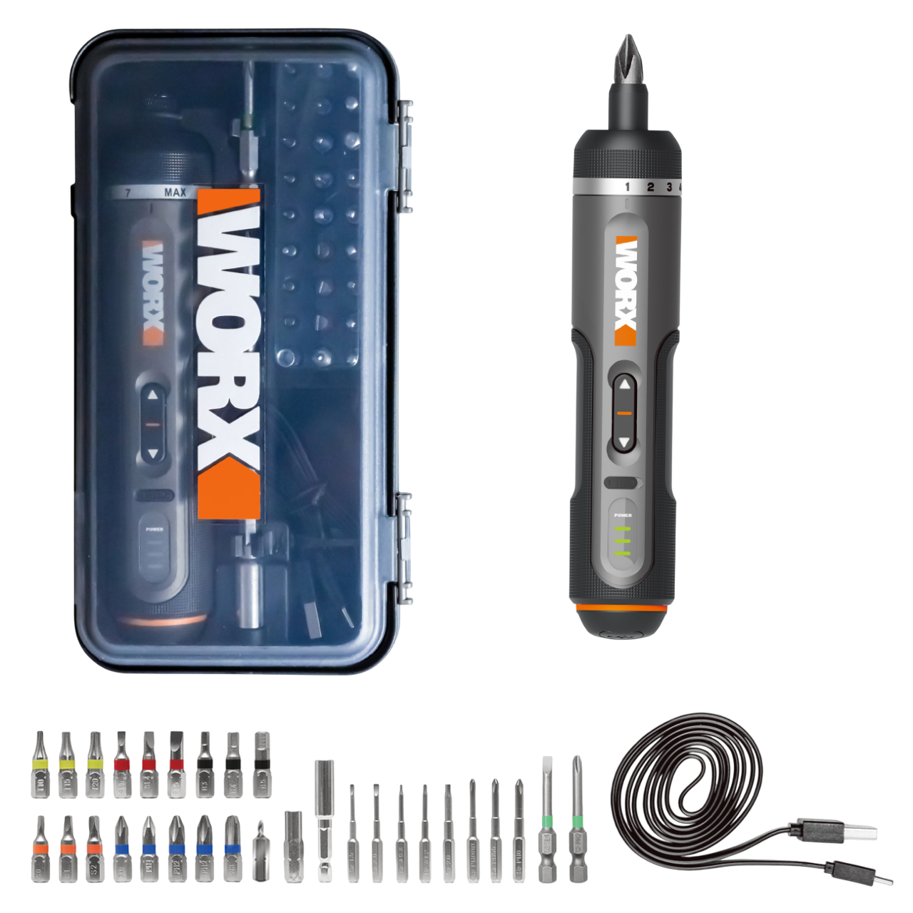 Worx WX242 4V Batteridrevet skruetrækker