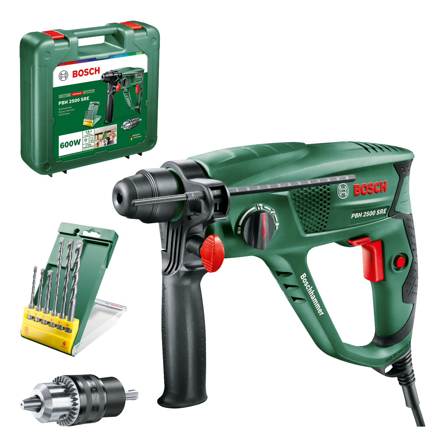 Bosch PBH 2500 SRE Borhammer 230V