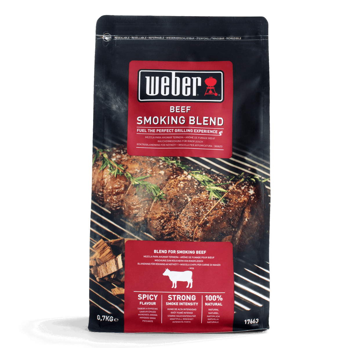 Weber Røgflis Oksekød - 0,7 kg