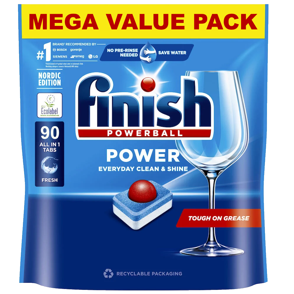 Finish Powerball All In One Opvasketabs - 90 stk.