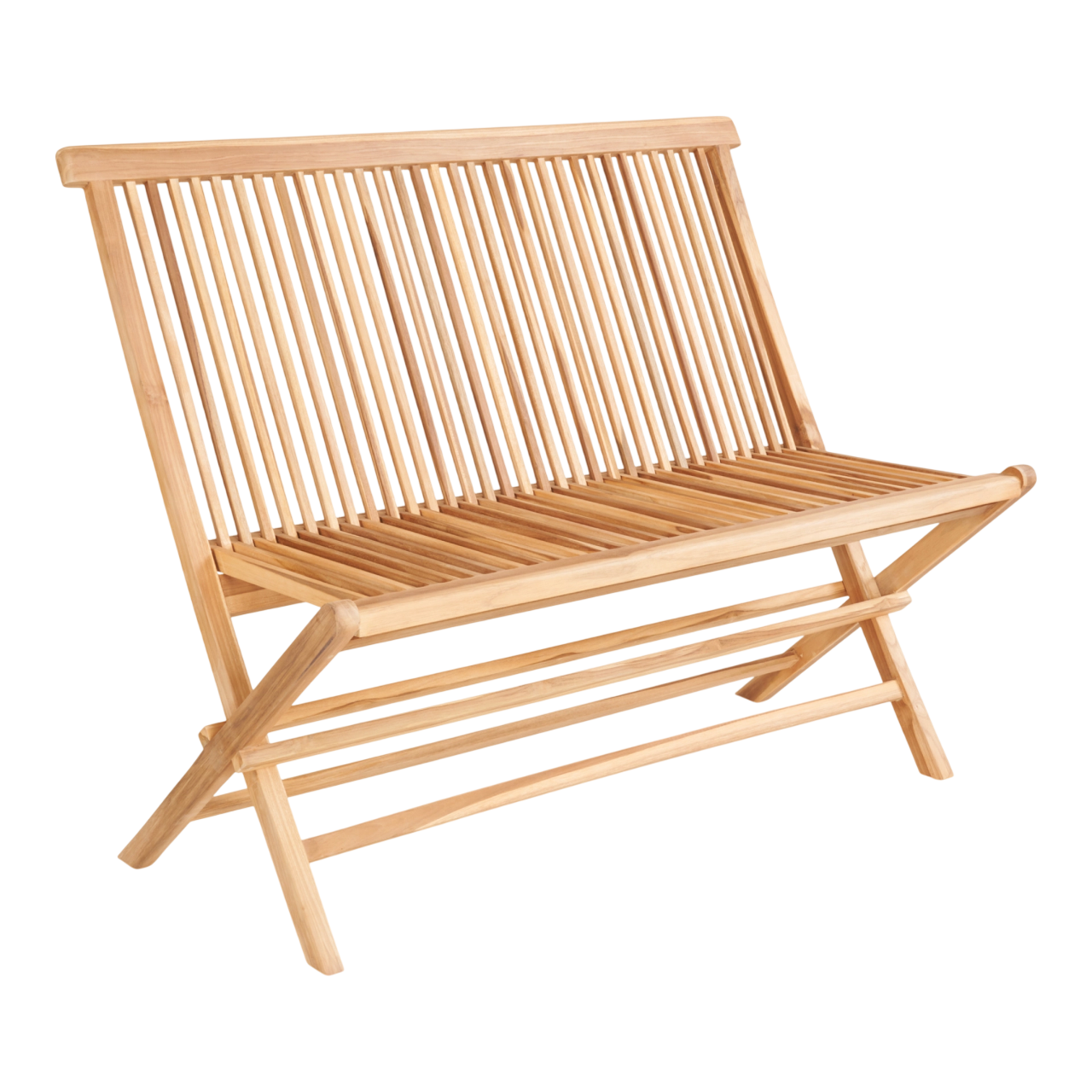 Veluna Ryoss Havebænk med ryglæn 110 cm i teak