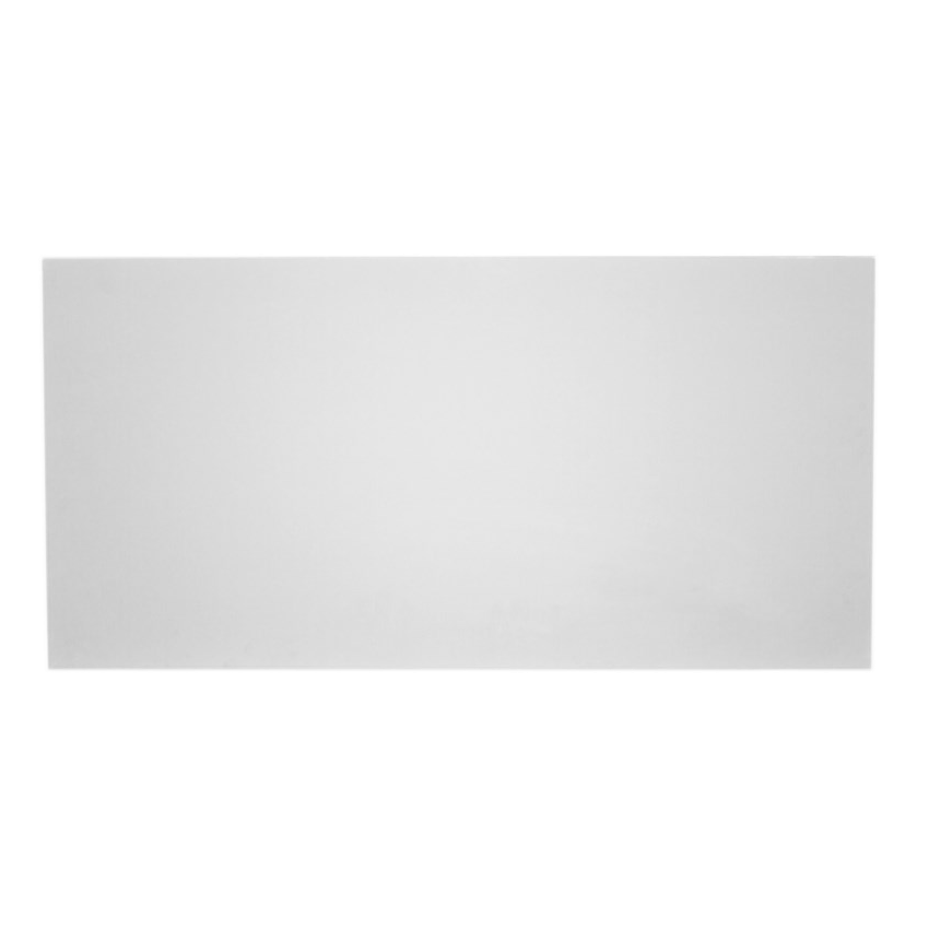 Millex Stænkplade hvid glas, firkantet 40x80 cm