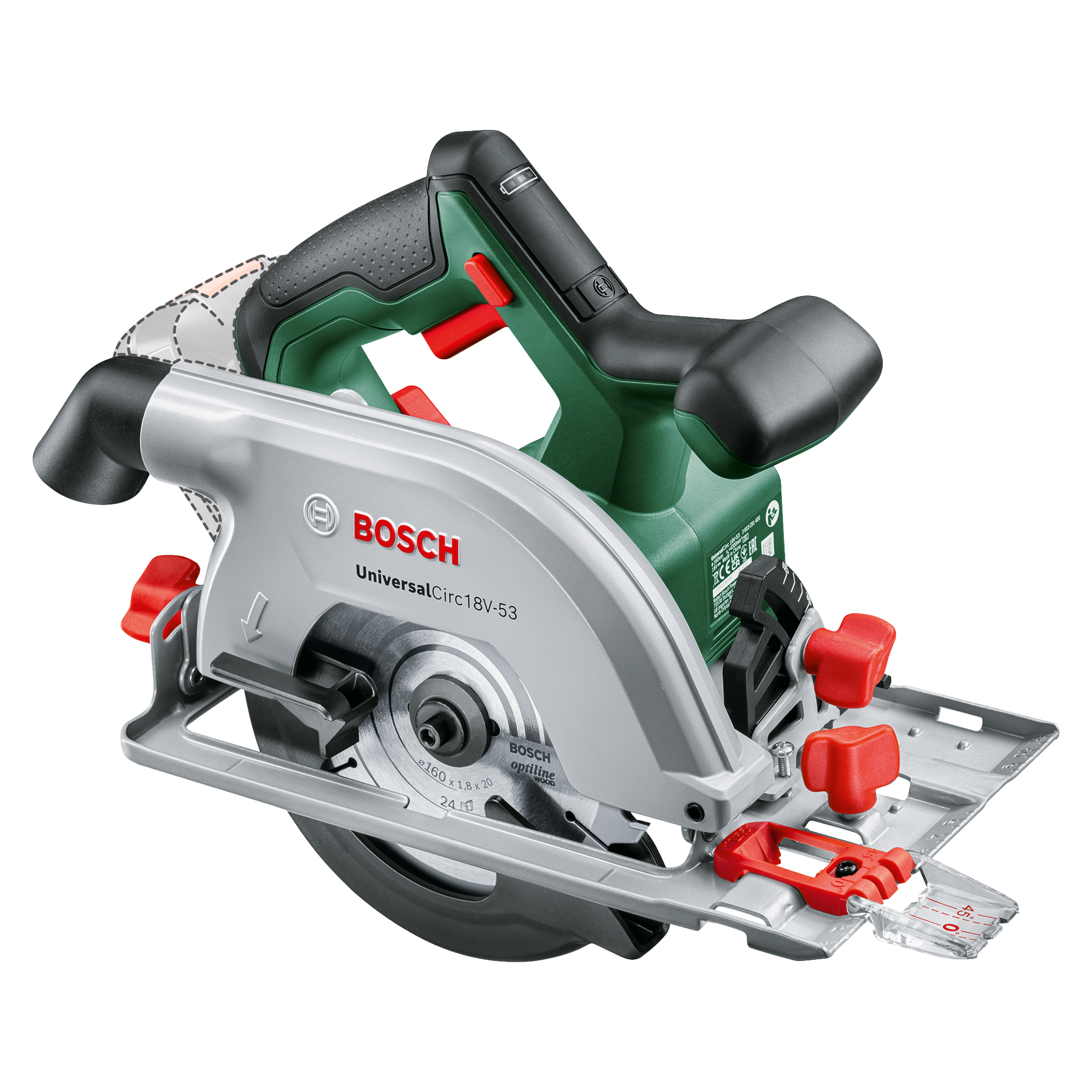 Bosch UniversalCirc 18V-53 Rundsav – Solo